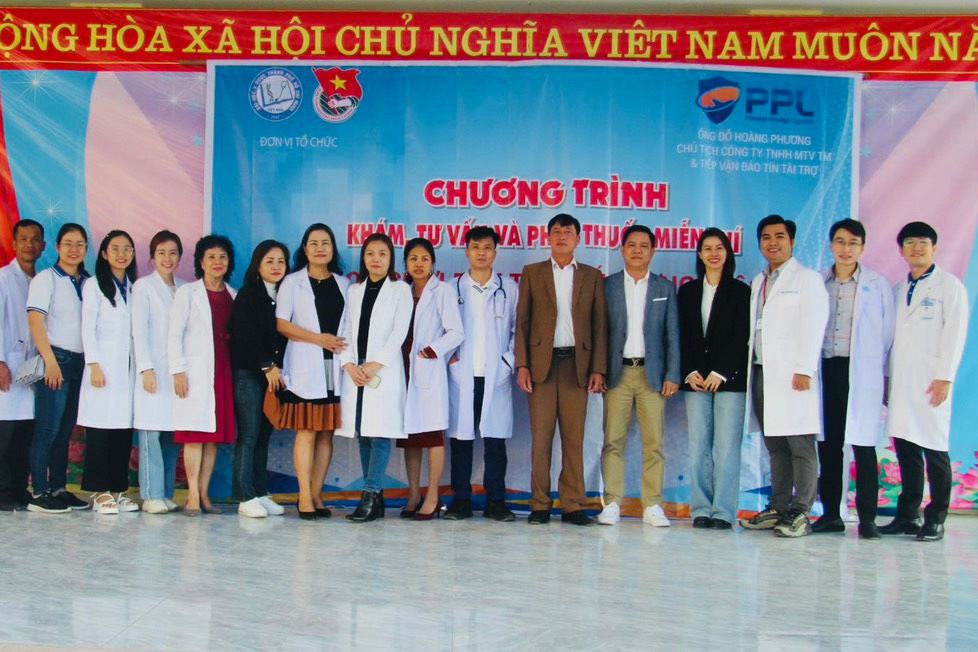 PPL thực hiện chương trình từ thiện khám, tư vấn và phát thuốc miễn phí tại tỉnh Thái Bình
