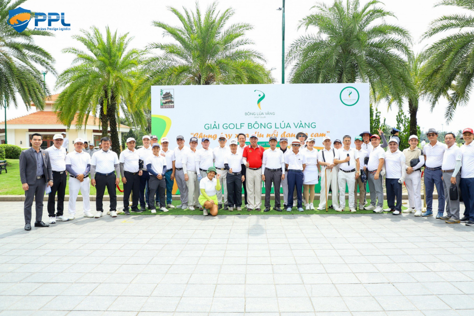PPL tài trợ giải golf Bông lúa vàng 2023 hỗ trợ gia đình nạn nhân chất độc Dioxin tại Thái Bình