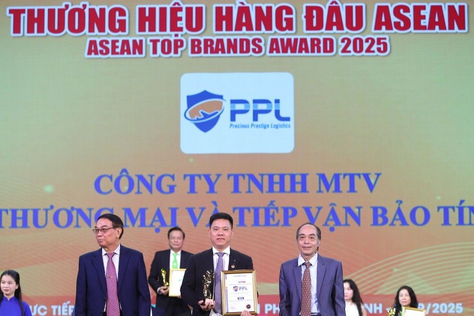 Tiếp tục vươn tầm, PPL xuất sắc đạt Top 10 Thương hiệu hàng đầu ASEAN 2025