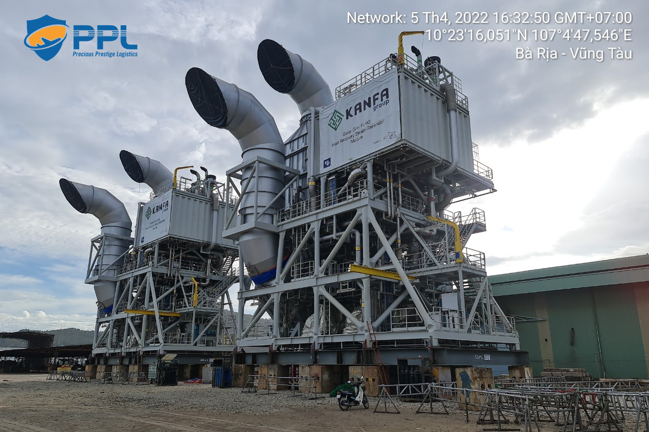 Hoàn thành Loadout module 02 tại cảng PV Shipyard - Giai đoạn 2 (ngày 10/4/2022)