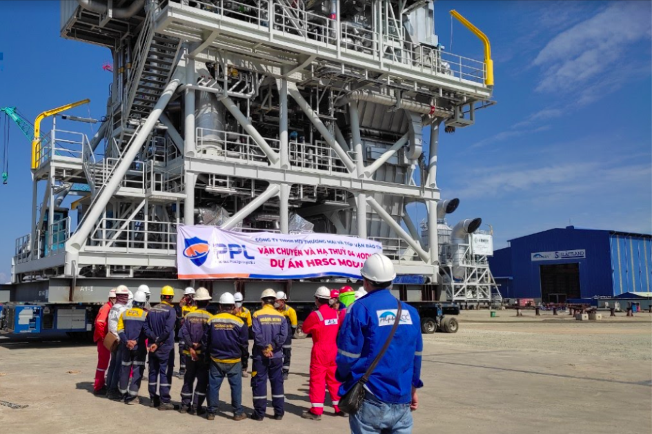 Toolbox trước khi load out module 2 dự án HRSG Modules - Vận chuyển và Hạ thủy 4 modules