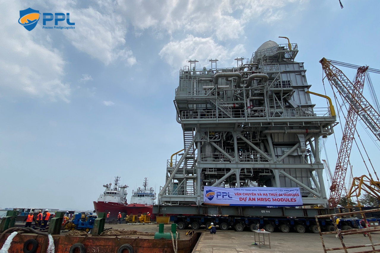 Dự án vận chuyển 2 module Kanfa (module 03, 04) tại cảng PV Shipyard