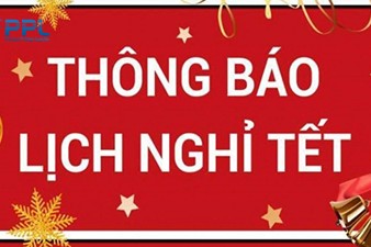 Thông báo lịch nghỉ Tết Dương lịch 2022