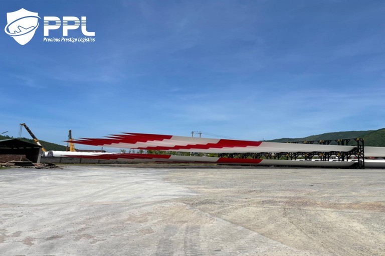 Vận chuyển điện gió Hướng Linh 4 Quảng Trị sử dụng thiết bị chuyên dụng giúp tiết kiệm thời gian