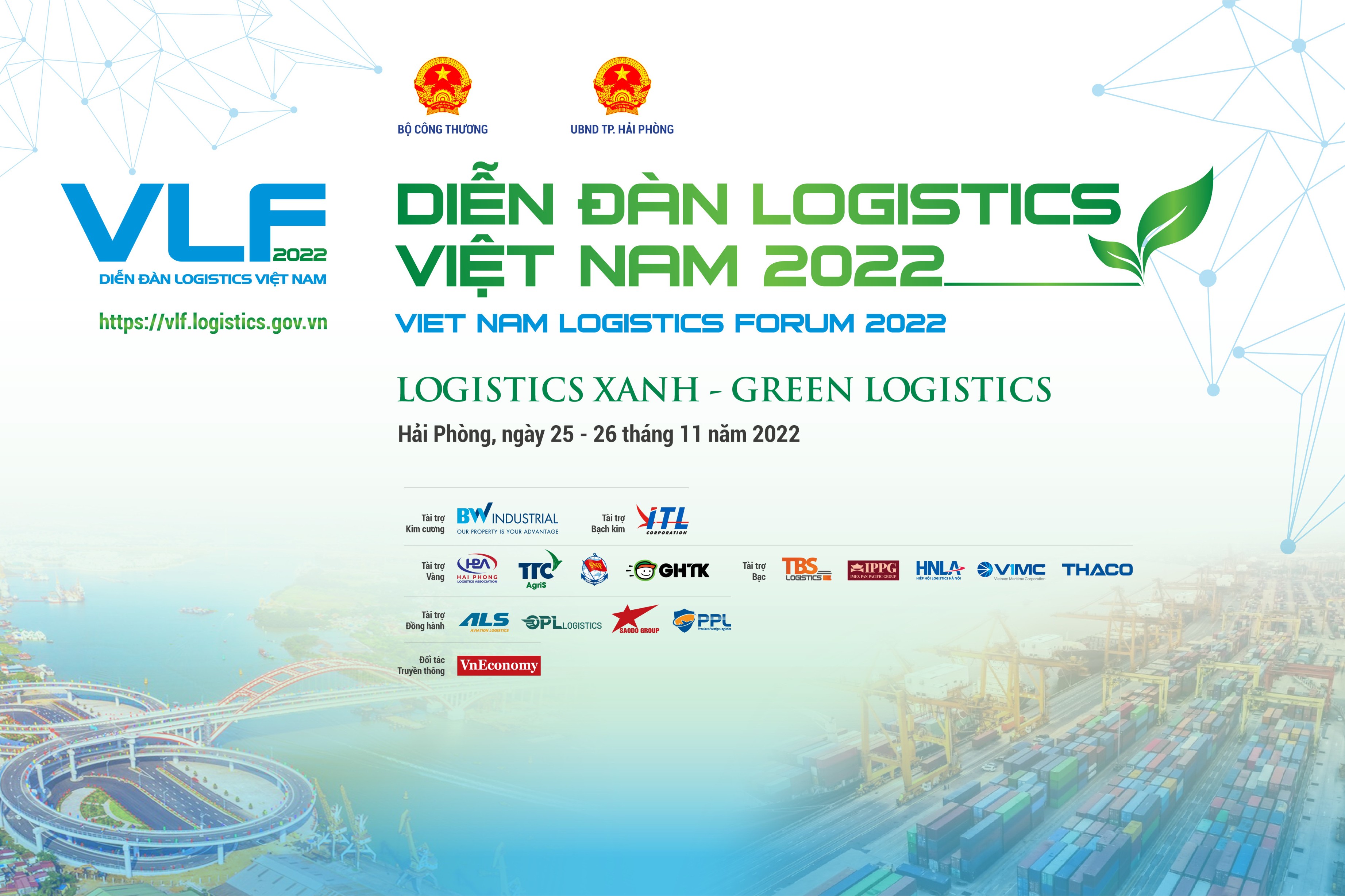 “Logistics xanh” - Chủ đề Diễn đàn Logistics Việt Nam 2022