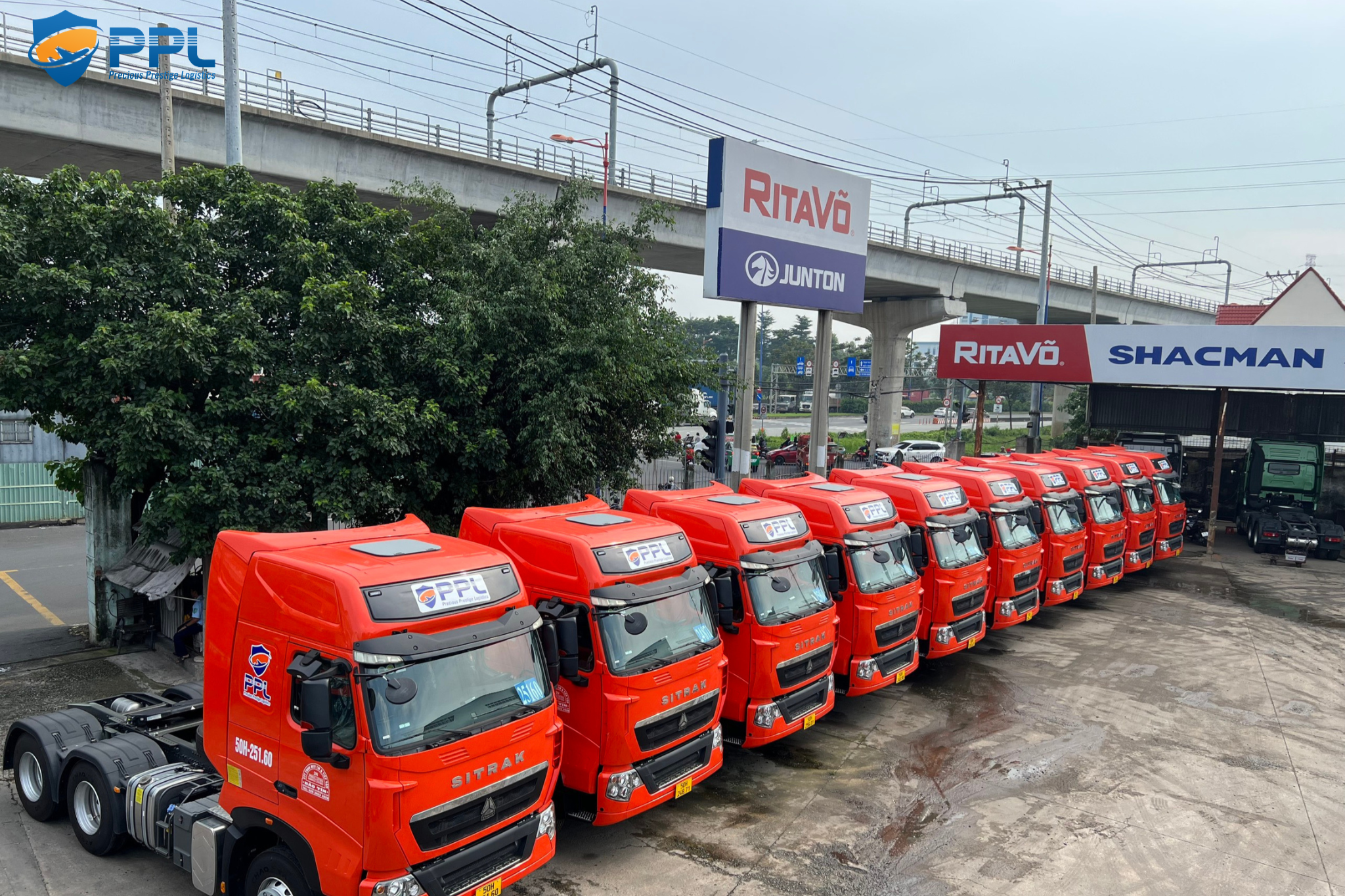 PPL tăng cường 10 xe đầu kéo Sitrak cho dự án siêu trường siêu trọng