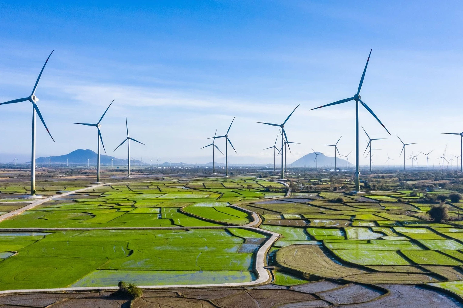 9 transitional wind and solar power plants have generated electricity and connected to the national grid