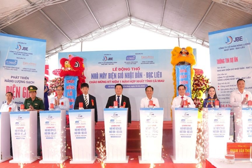 Động thổ dự án Nhà máy Điện gió Nhật Bản - Bạc Liêu
