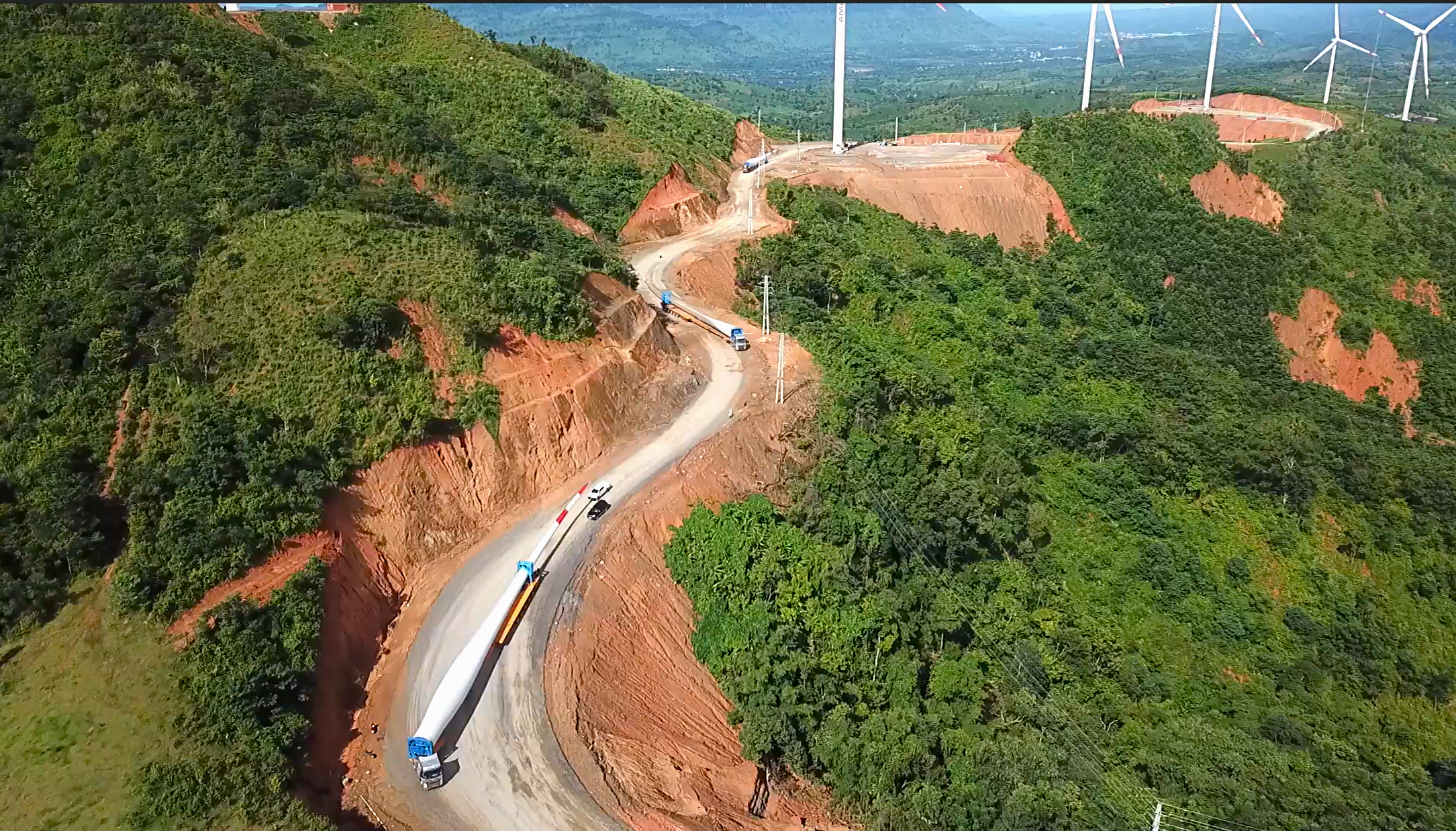 Vận chuyển thiết bị điện gió