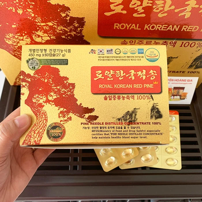Tinh dầu thông đỏ Hoàng gia Royal Korean Red Pine