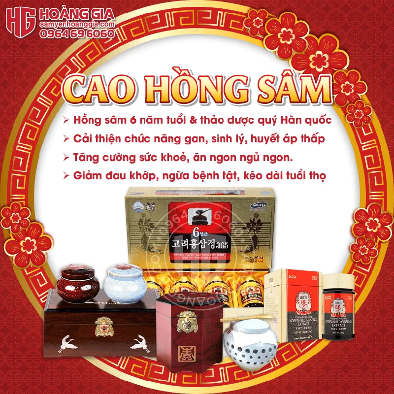 CAO HỒNG SÂM HÀN QUỐC