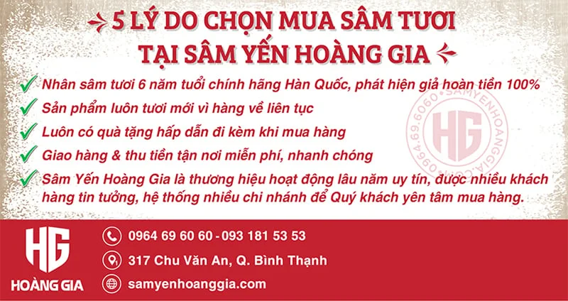 NHÂN SÂM TƯƠI HÀN QUỐC