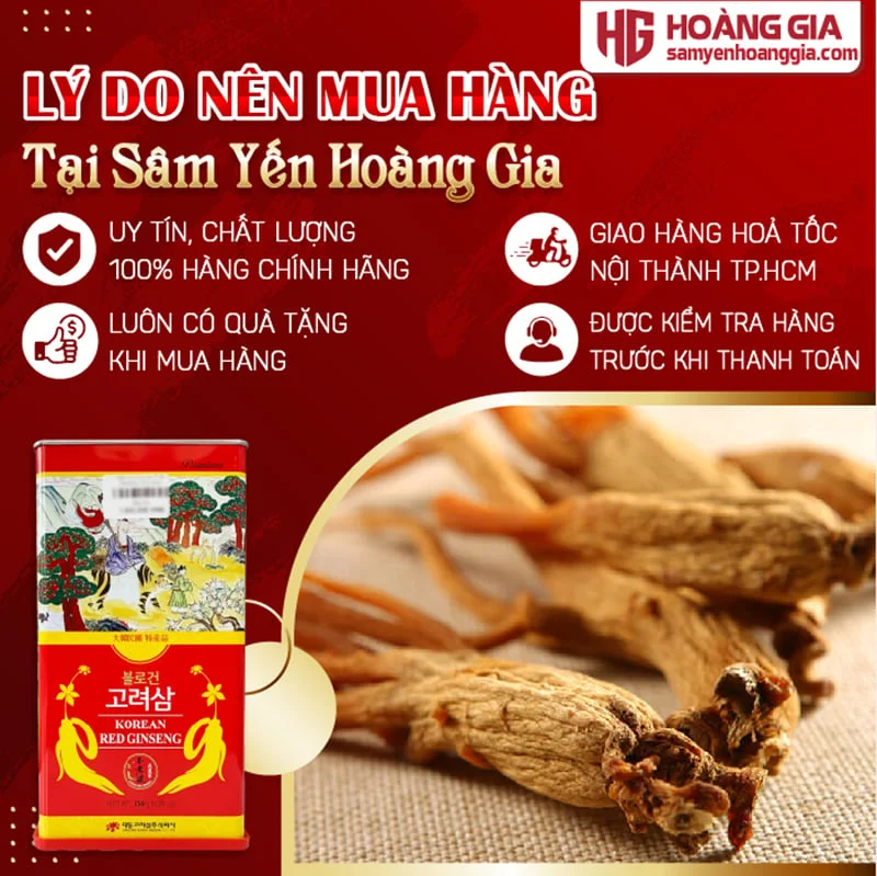 SÂM KHÔ HÀN QUỐC THƯỢNG HẠNG
