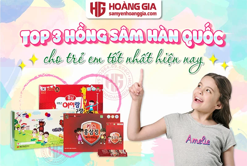 HỒNG SÂM BABY CHO TRẺ EM