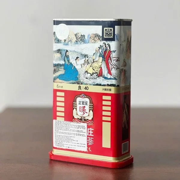 Hồng Sâm Khô Hộp Thiếc KGC Jung Kwan Jang Hộp 75g Số 40