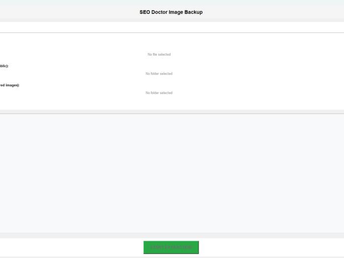 Phần mềm làm lọc, tối ưu lưu trữ hình ảnh cho Website "Recovery Images by SEO Doctor"