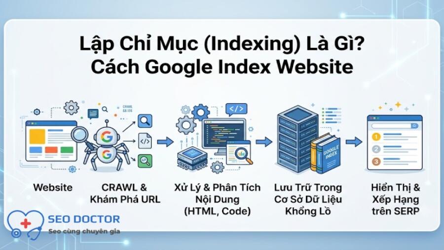 Lập chỉ mục là gì? Cách kiểm tra website đã được Index hay chưa?