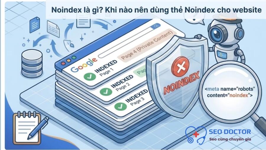 Noindex là gì? Khi nào nên dùng thẻ Noindex cho website
