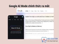 Google AI Mode ra mắt: Tìm kiếm nhanh, trả lời thông minh hơn