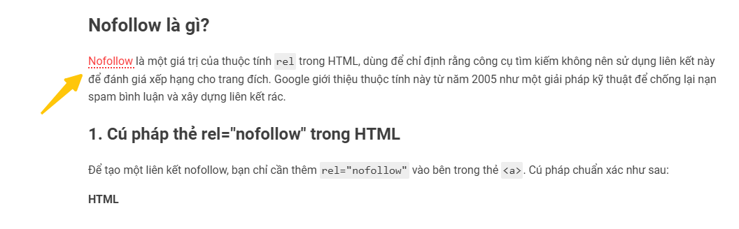 Link Nofollow hiện màu đỏ bằng tiện ích Seodoctor
