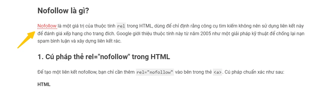 Link Nofollow hiện màu đỏ bằng tiện ích Seodoctor
