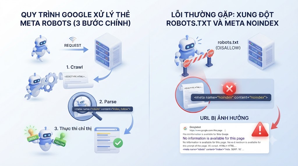 Cách Meta Robots hoạt động