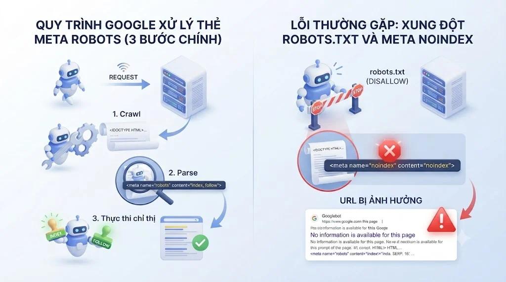 Cách Meta Robots hoạt động 