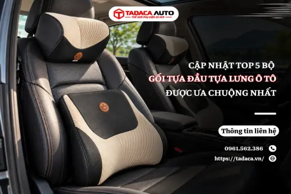Top 5 Bộ Gối Tựa Đầu Tựa Lưng Ô Tô Được Ưa Chuộng Nhất
