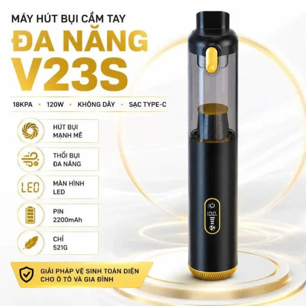 Máy Hút Bụi Không Dây Mini V23S slide 7