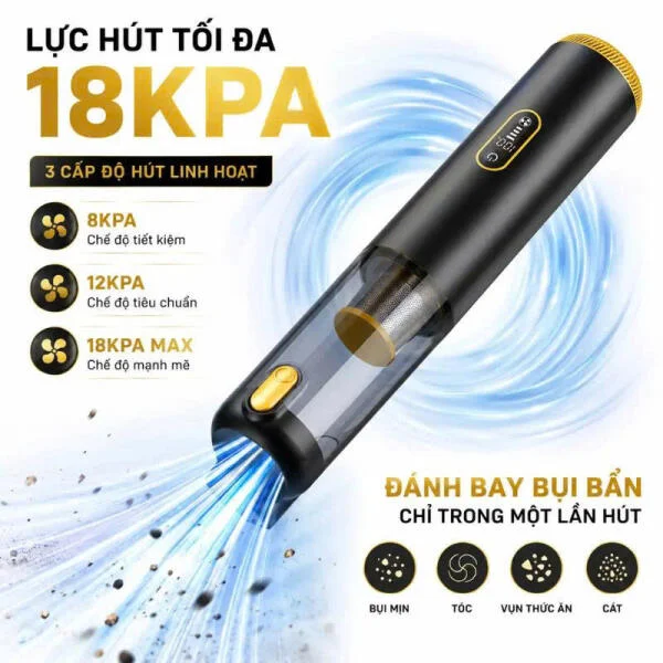 Máy Hút Bụi Không Dây Mini V23S slide 6