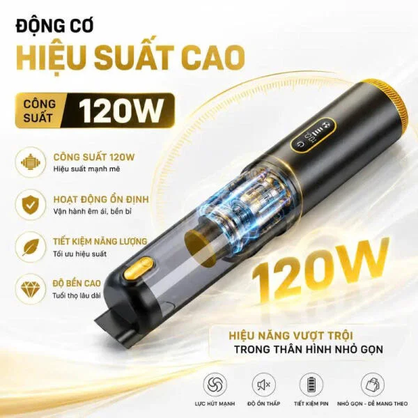 Máy Hút Bụi Không Dây Mini V23S slide 5