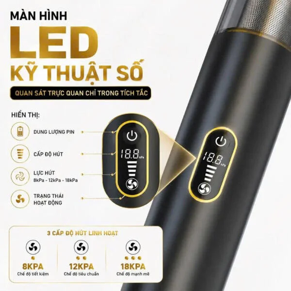 Máy Hút Bụi Không Dây Mini V23S slide 2
