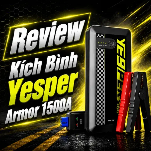Kích Bình Ắc Quy Yesper Armor Mini 1500A video