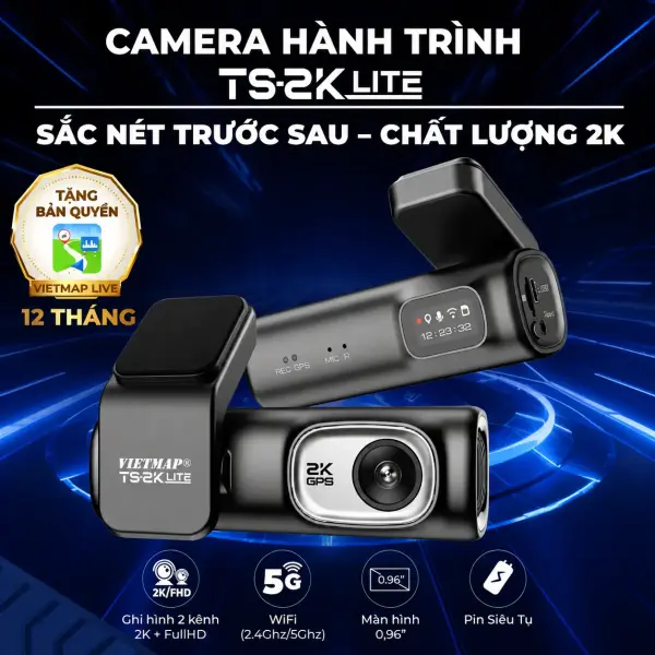 Camera Hành Trình Vietmap TS2K Lite video