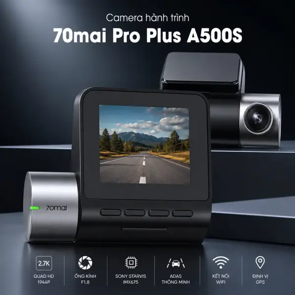 Camera Hành Trình Ô Tô 70Mai A500S Trước Và Sau video