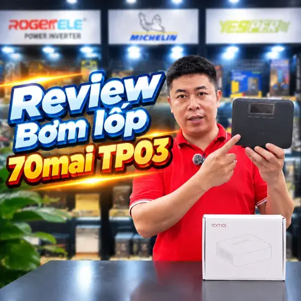 Bơm Lốp Ô Tô 70Mai TP03 Chính Hãng video