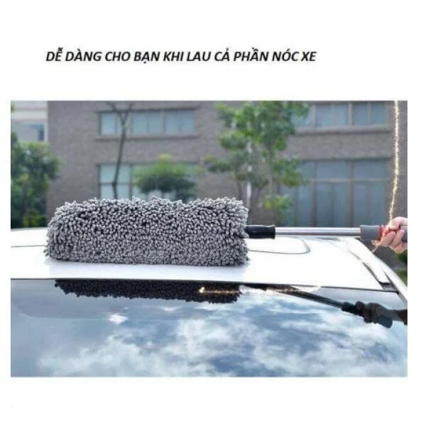 Chổi Lau Bụi Nội Thất Xe Hơi Có Cán Rút slide 5