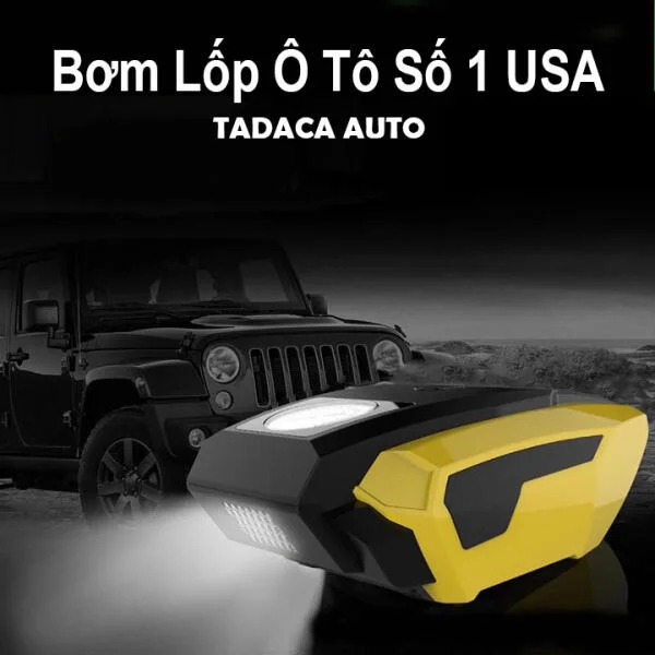 Bơm Lốp Ô Tô Portable Điện Tử Tự Ngắt Cao Cấp Mỹ slide 3