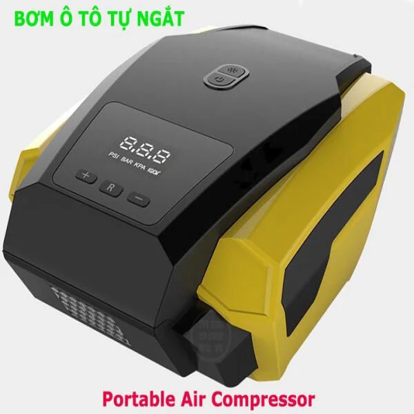 Bơm Lốp Ô Tô Portable Điện Tử Tự Ngắt Cao Cấp Mỹ slide 6