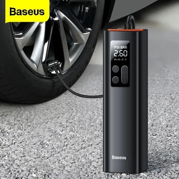 Máy Bơm Lốp Ô Tô Điện Tử Baseus Chính Hãng slide 1