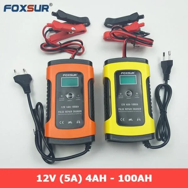 Bộ Sạc Bình Ắc Quy Foxsur 12V 100Ah slide 3