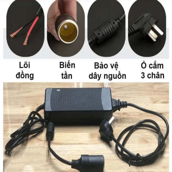 Bộ Chuyển Đổi Nguồn 220V Sang 12V Chính Hãng slide 6