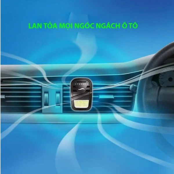 Nước Hoa Ô Tô Kẹp Cửa Gió Ambi Pur slide 6