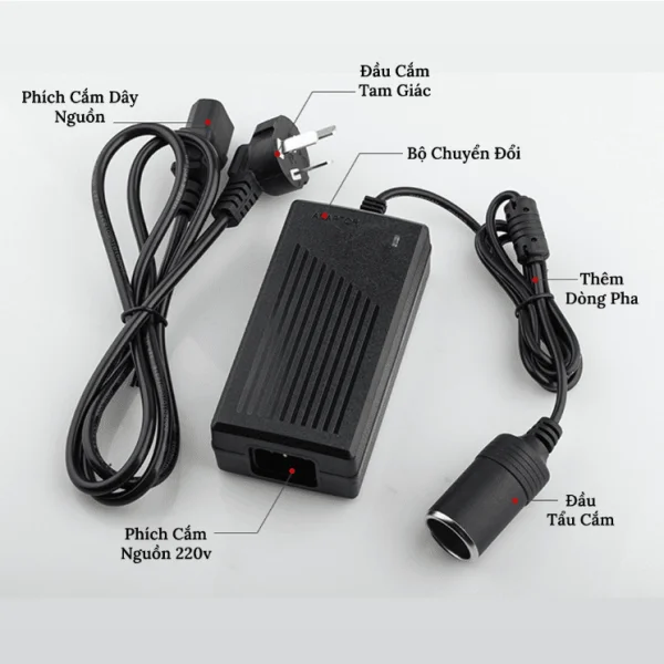 Bộ Chuyển Đổi Nguồn 220V Sang 12V Chính Hãng slide 5