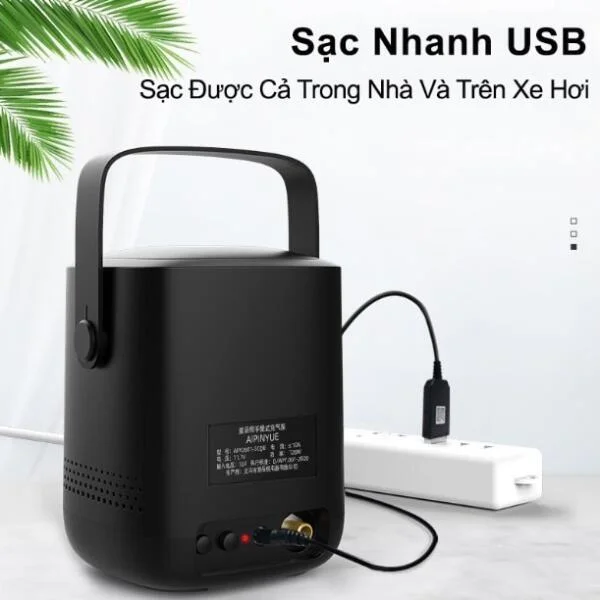 Bơm Lốp Ô Tô Không Dây Cao Cấp slide 4