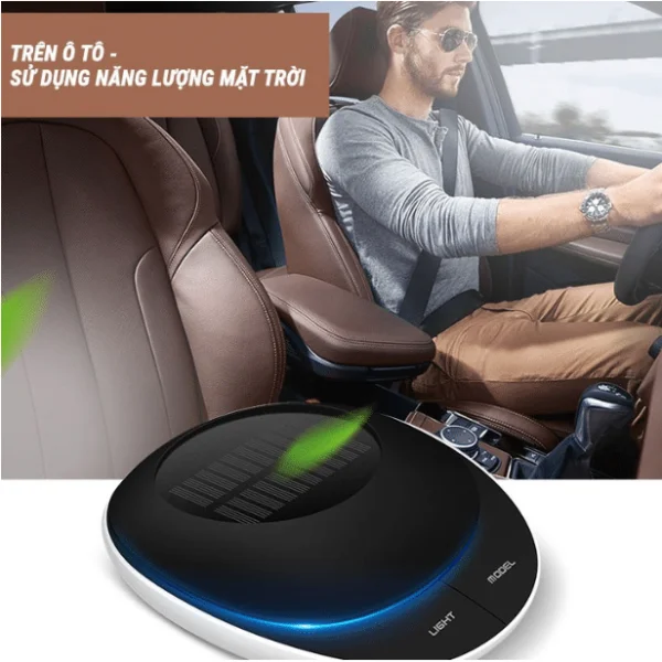 Máy Lọc Không Khí Ô Tô Năng Lượng Mặt Trời slide 1