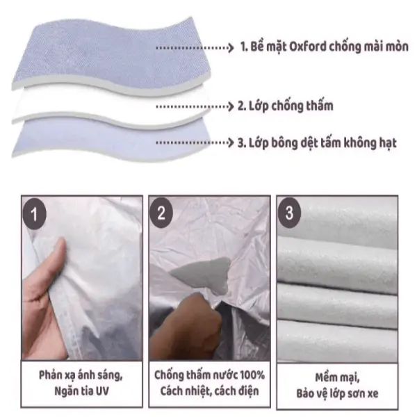 Bạt Ô Tô Vải Dù Xe Bán Tải slide 5