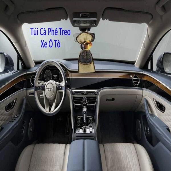 Túi Thơm Hạt Cà Phê Treo Xe Ô Tô slide 2