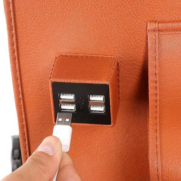 Túi Treo Đồ Sau Ghế Ô Tô Có Cổng USB slide 7