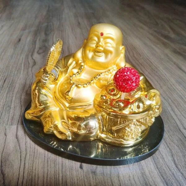 Tượng Phật Di Lặc Để Xe Ô Tô Hút Tài Lộc slide 6